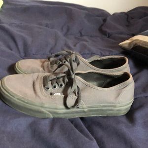 All Grey Vans
